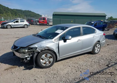 2013 Honda Civic Lx from USA, damaged, VIN 19XFB2F52DE217520